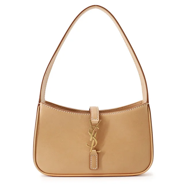 Saint Laurent LE 5 A 7 Hobo Bag Brown710313BWR6W2725 Calf Leather Size Mini in Calfskin from GALLERY RARE