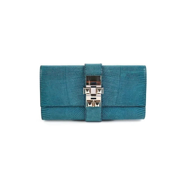 Hermès Medor Lizard Clutch - R Stamp 2014 in Lizard from The Purse Affair