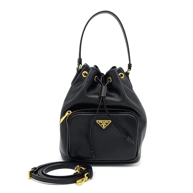 Prada Soft Calf Bucket Tote兼 Crossbody Bag (1BH038) from GUGUS, photo 1 of 1