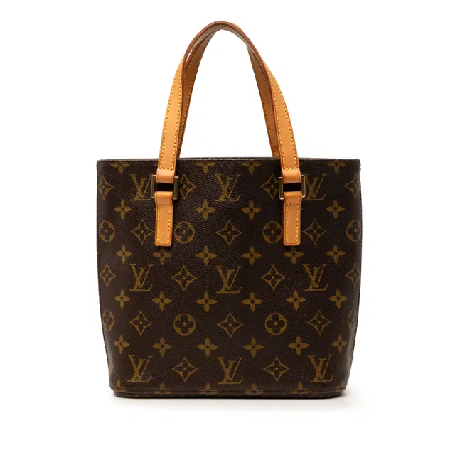 Brown Louis Vuitton Monogram Vavin PM Handbag in Brown Coated canvas from Designer Revival