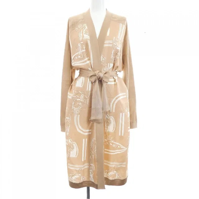 Hermès en Desordre Finesse Twill Raine Long Cardigan from The Reluxe