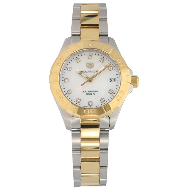 TAG Heuer Aquaracer WBD1322 32mm Bi-Colour Watch from H&T