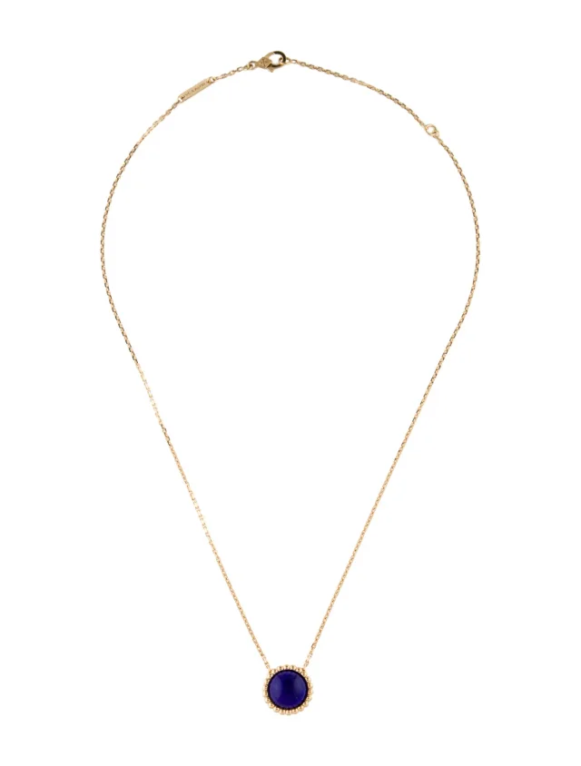 Van Cleef & Arpels Perlée Couleurs Pendant Necklace, 16.5" in multicolor from The RealReal