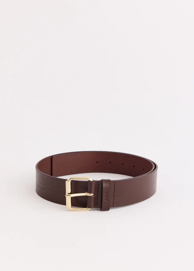 A.P.C. La Ceinture Belt in Brown from Incu, photo 1 of 1