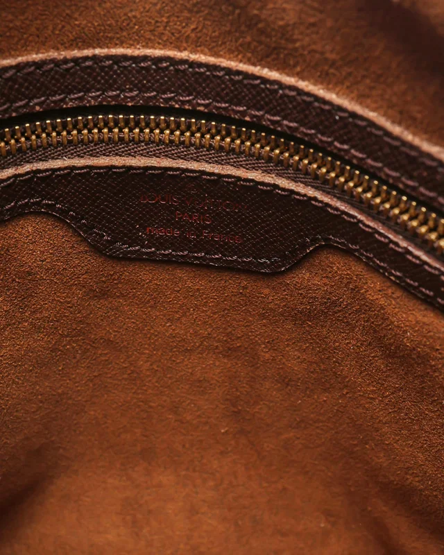 Louis Vuitton Damier Ebene Marais Bucket Bag in Brown Canvas from A Retro Tale, photo 10 of 12