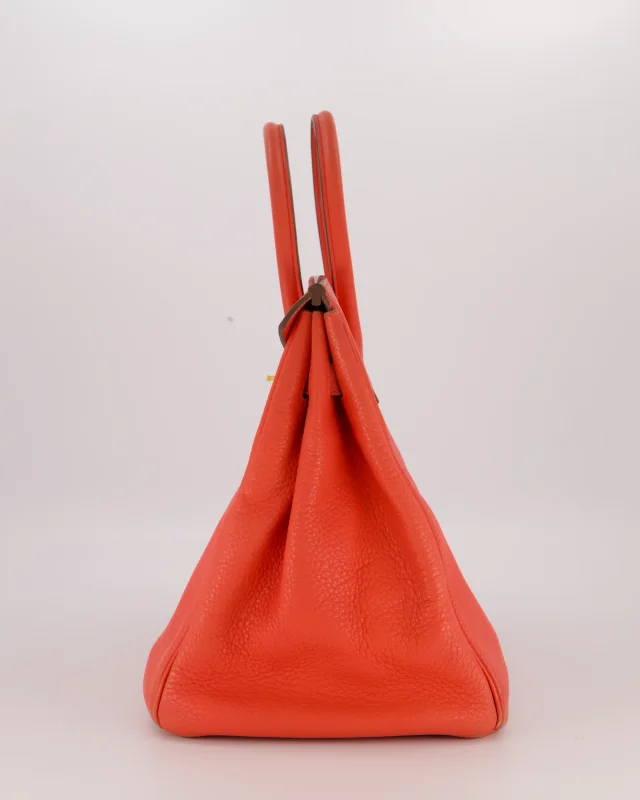 Hermès Birkin Retourne 35 Bag in Pink Togo leather from Sellier, photo 8 of 21