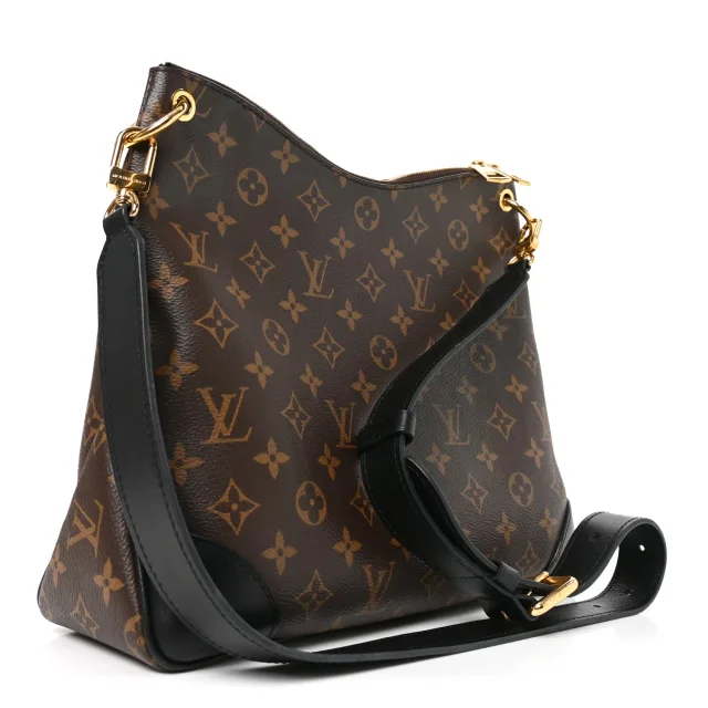 Louis Vuitton Monogram Odeon MM Black in Black Coated canvas from FASHIONPHILE, photo 3 of 7