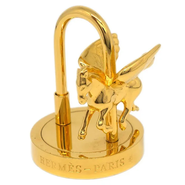 Hermès 2007 Entrez dans la danse! Pegasus Cadena Gold Small Good in Gold from AMORE Vintage Tokyo