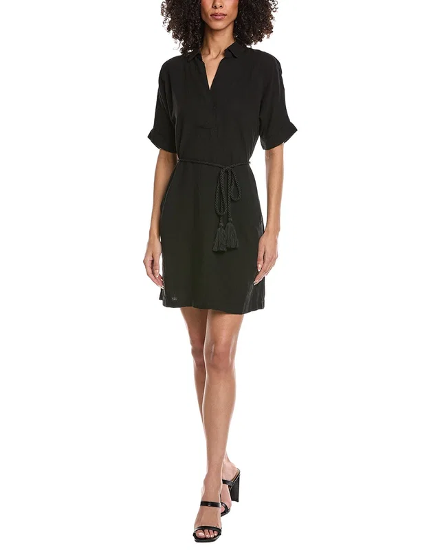 NIC+ZOE Petite Rumba Linen Belted Devon Dress, image 1 of 1 from Gilt