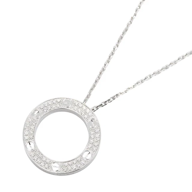 Cartier Love Circle Au750 Diamond Necklace from LuxUness