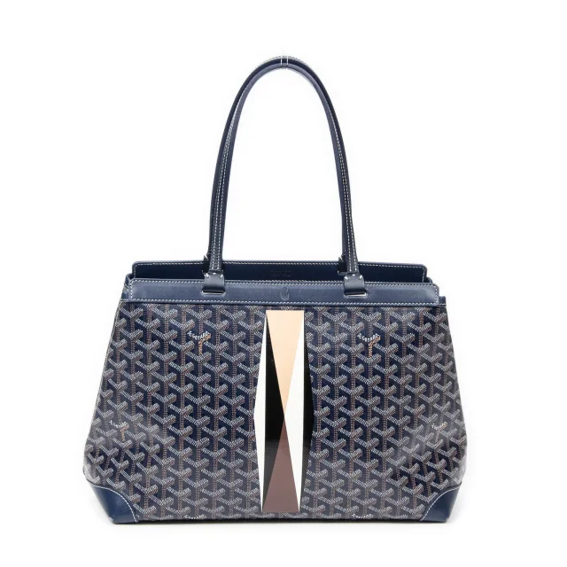 Goyard Bellechasse Biaude in blue from The RealReal