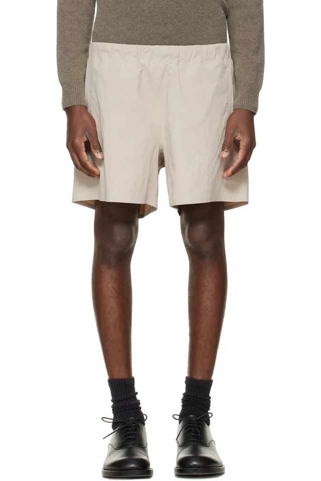 Veilance Beige Argand Shorts, image 1 of 1 from SSENSE