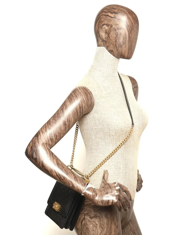 Chanel Caviar North/South Boy Bag in Caviar leather from A Retro Tale, photo 10 of 10