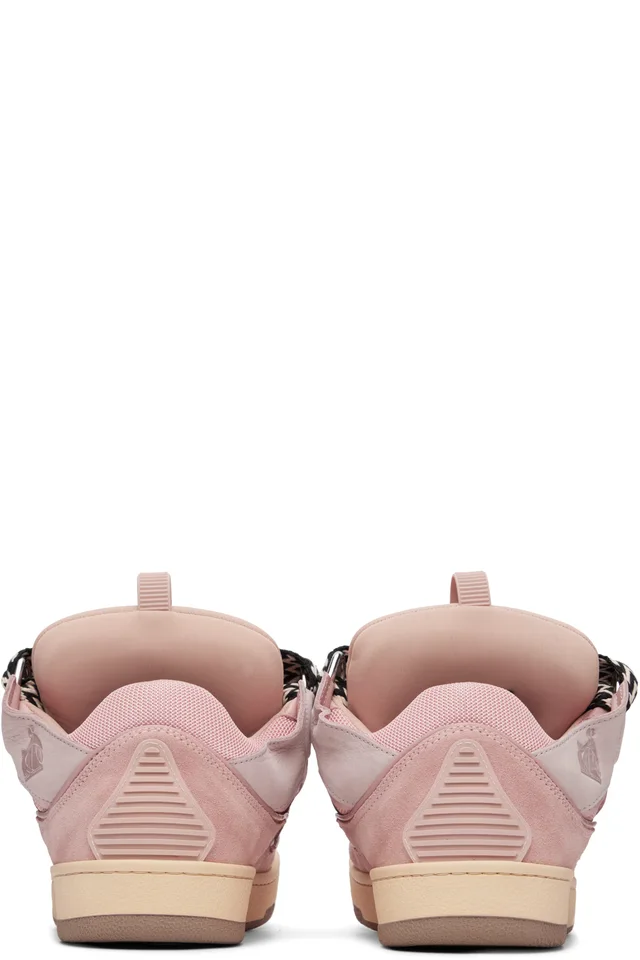 Lanvin Pink Curb Sneakers, photo 2 of 5 from SSENSE