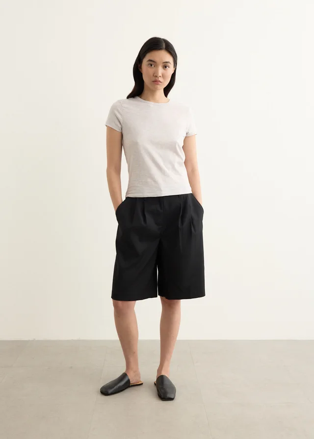 Incu Collection Noiser Belted Bermuda Shorts in Black from Incu, photo 1 of 1