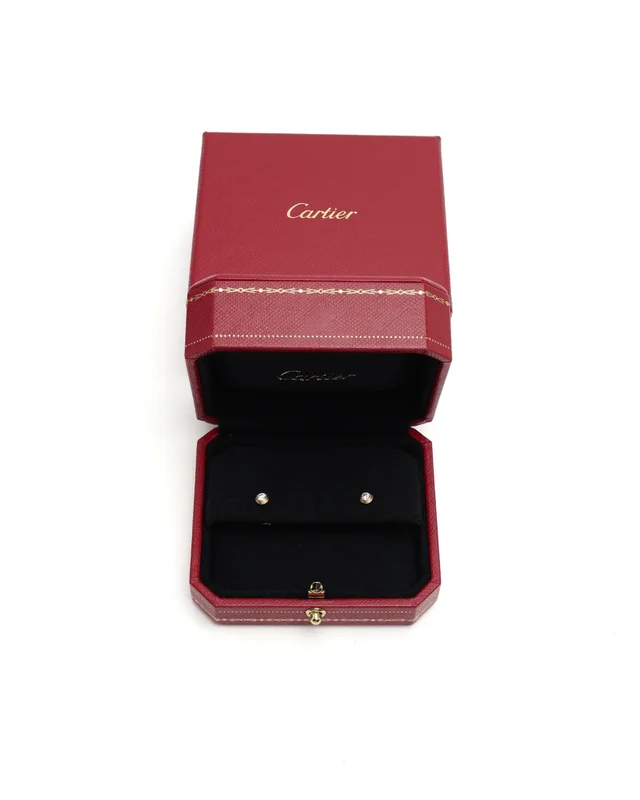 Cartier d'Amour Diamond Earrings Small Model from A Retro Tale, photo 2 of 2