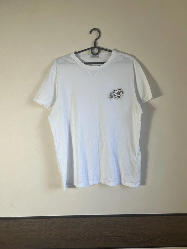 Moncler T Shirt in white from Grailed