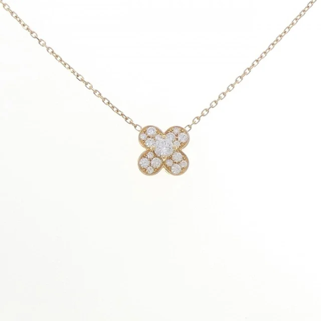 Van Cleef & Arpels trefle necklace in 750 yellow gold from KOMEHYO