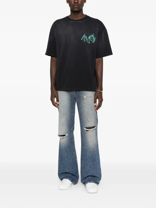 AMIRI crew-neck short-sleeve T-Shirt, photo 2 of 2 from FARFETCH