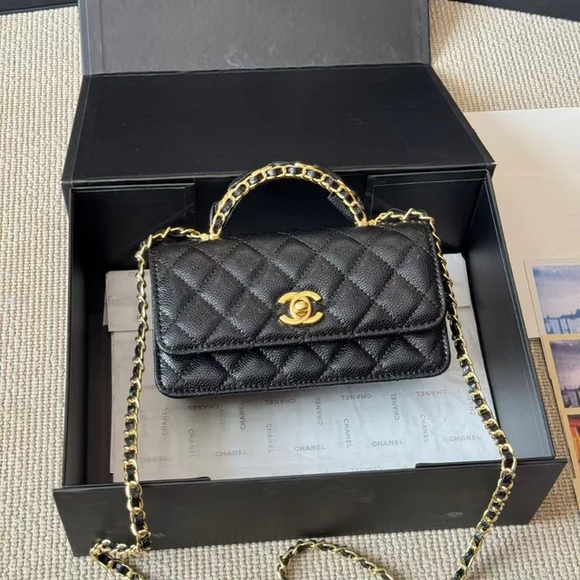 Classic Chanel Bag: A Stylish And Versatile Choice For Elegance in black from Poshmark