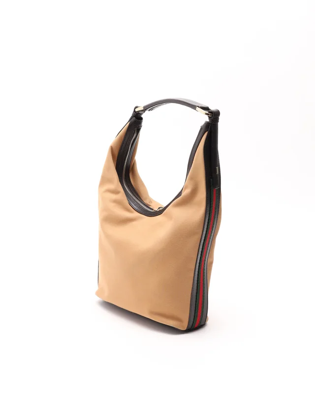 Gucci Sherry Line Hobo Bag in Canvas from A Retro Tale, photo 3 of 7