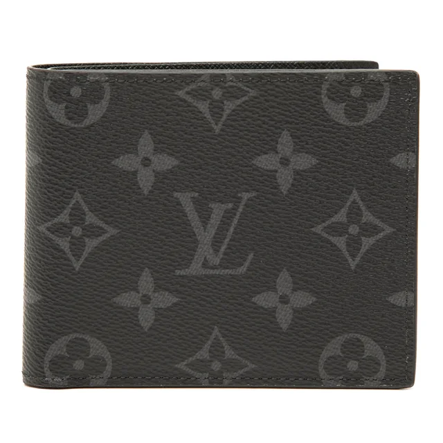 Black Louis Vuitton Monogram Eclipse Marco Wallet Small Wallets in Black Canvas from Designer Revival, photo 1 of 1