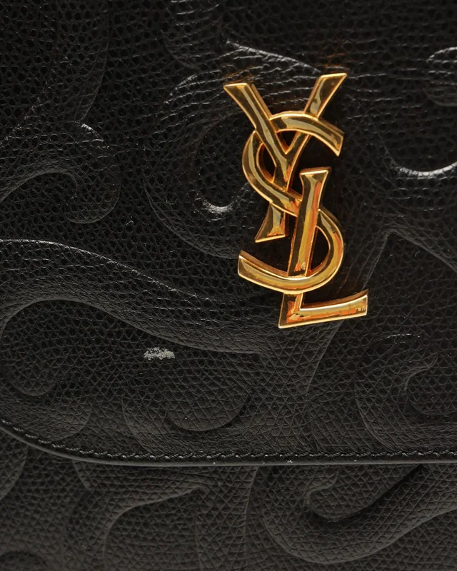 Saint Laurent Vintage Arabesque Bag in Leather from A Retro Tale, photo 6 of 9
