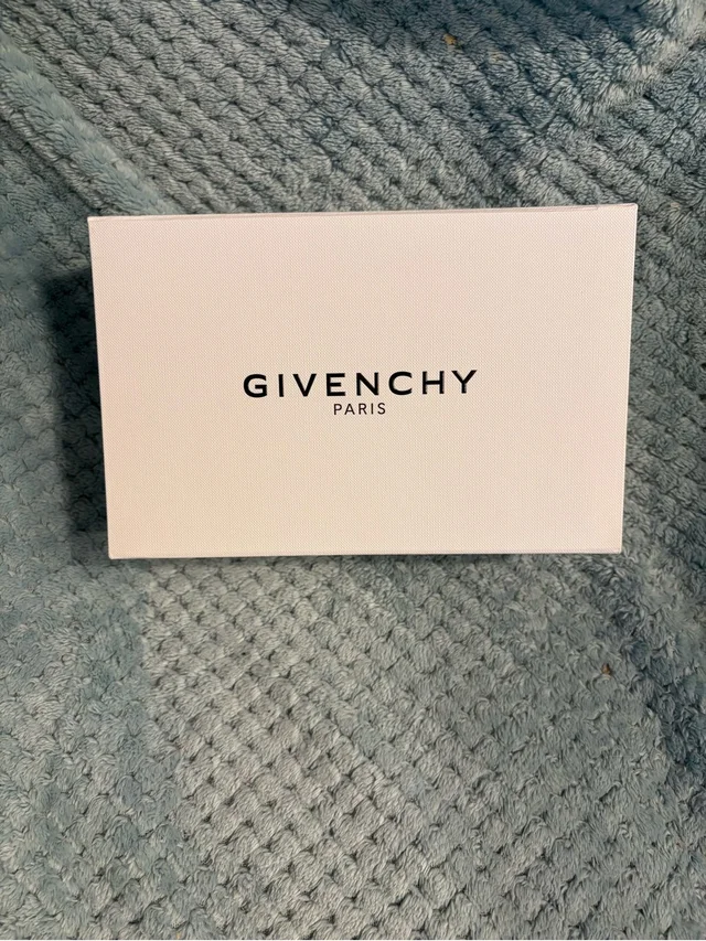 Givenchy White Box Black Logo W Ribbon & Drawstring Dust Bag in black|white from Poshmark, photo 1 of 1