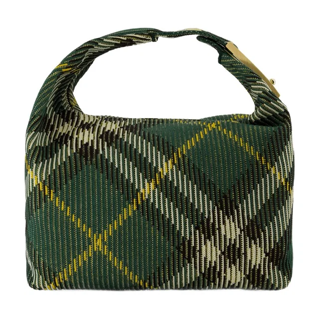 Burberry Peg Shoulder Bag — Green Nylon in Green Nylon from HEWI
