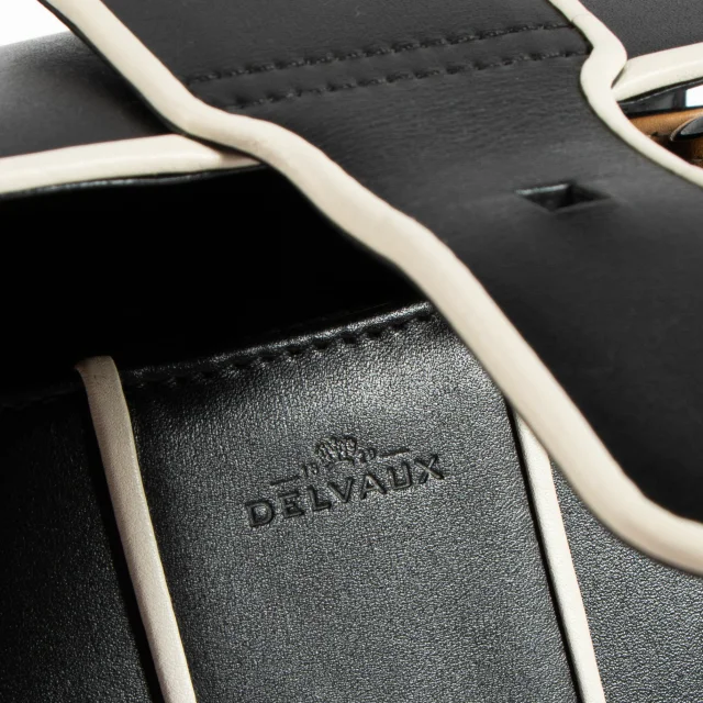 Delvaux Black Illusion Brillant Mini Bag in Black Leather from Labellov, photo 9 of 9