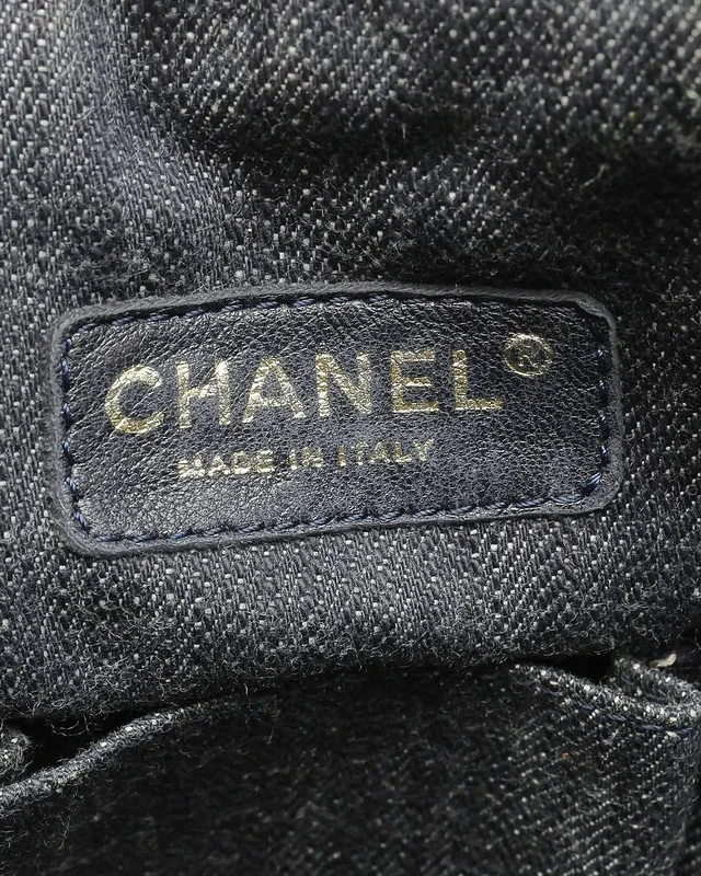 Chanel Sparkling Denim Coco Mark Tote Bag in Denim from A Retro Tale, photo 6 of 8