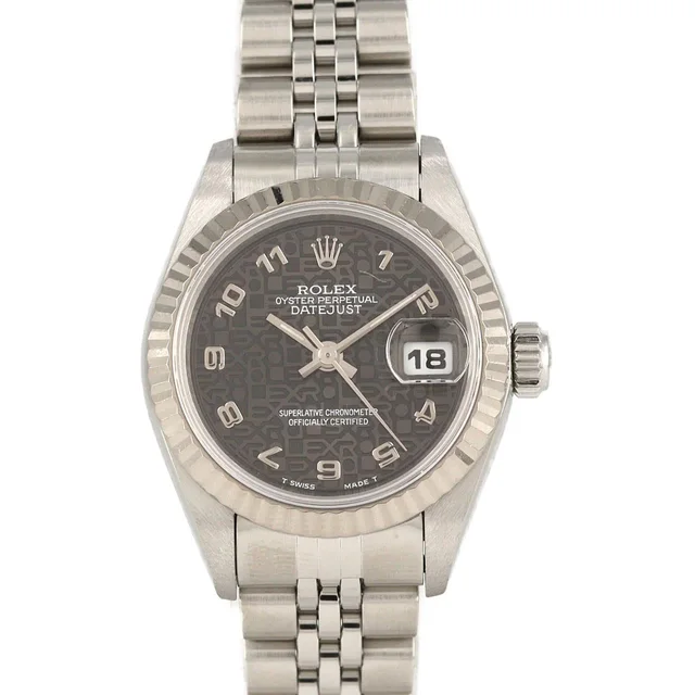 Rolex Datejust 69174 SSxWG Automatic W number in Dial Color: Black Computer/Arabic Case: Stainless steel x white gold Bracelet: stainless steel from KOMEHYO