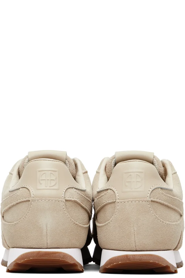 ANINE BING Beige Juno Sneakers, photo 2 of 5 from SSENSE