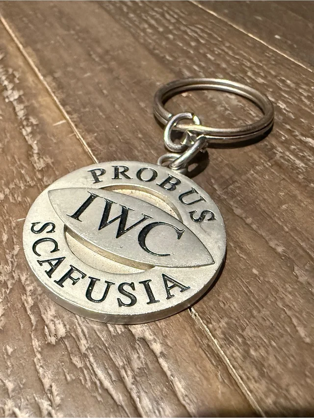 IWC X Mercedes Amg Probus Scafusia Silver Round Logo Keyring in gray|silver from Poshmark