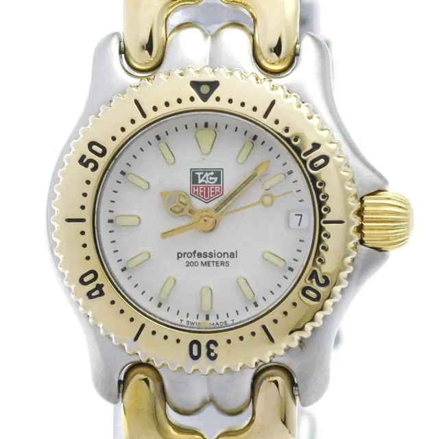 TAG Heuer Sel Professional 200m Gold Plated Steel Ladies Watch Wg1422 Polished in white from Grailed