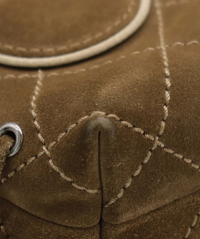 Chanel Shoulder Bag Paris-Salzburg Medium Suede Brown in Brown Suede from Luxury Promise, photo 14 of 19