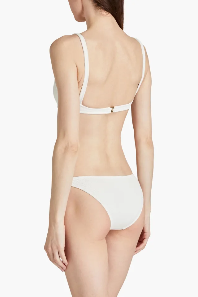 Melissa Odabash Bari Embellished Ribbed Bikini Briefs, photo 3 of 4 from THE OUTNET
