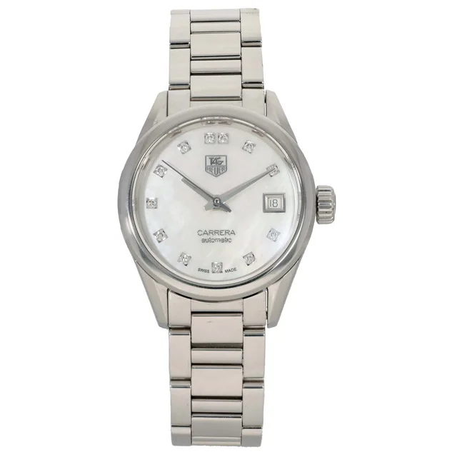 TAG Heuer Carrera WAR2414-3 28mm Stainless Steel Watch from H&T