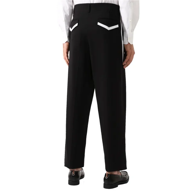 Dolce & Gabbana Side Stripe Pleat Trousers, photo 4 of 8 from Balardi