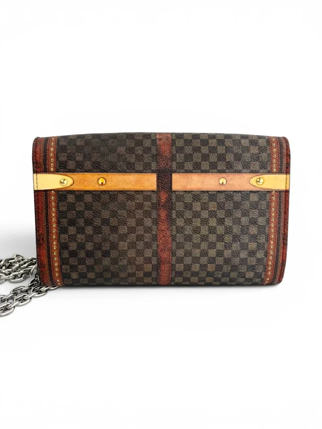 Louis Vuitton Limited Edition Damier Time Trunk Twist Chain WOC from Season 2 Consign, photo 3 of 8