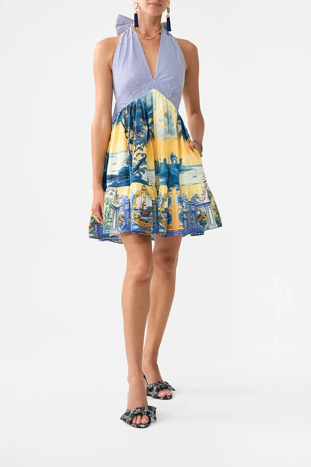 Camilla eBoutique RUFFLE HEM HALTER SHORT DRESS SONG OF SAINT ANTHONY from CAMILLA, photo 1 of 1