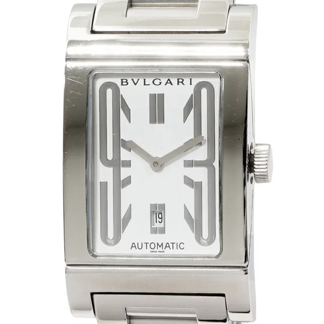 Bvlgari Rettangolo Stainless Steel Watch from LuxUness