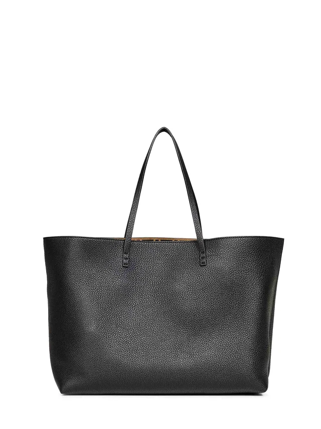 Fendi Roll Tote Bag — Black Calf Leather in Black Calfskin from HEWI