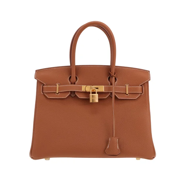Hermès Birkin handbag, 30 cm, in Gold Togo leather in Gold Togo leather from Collector Square, photo 2 of 3