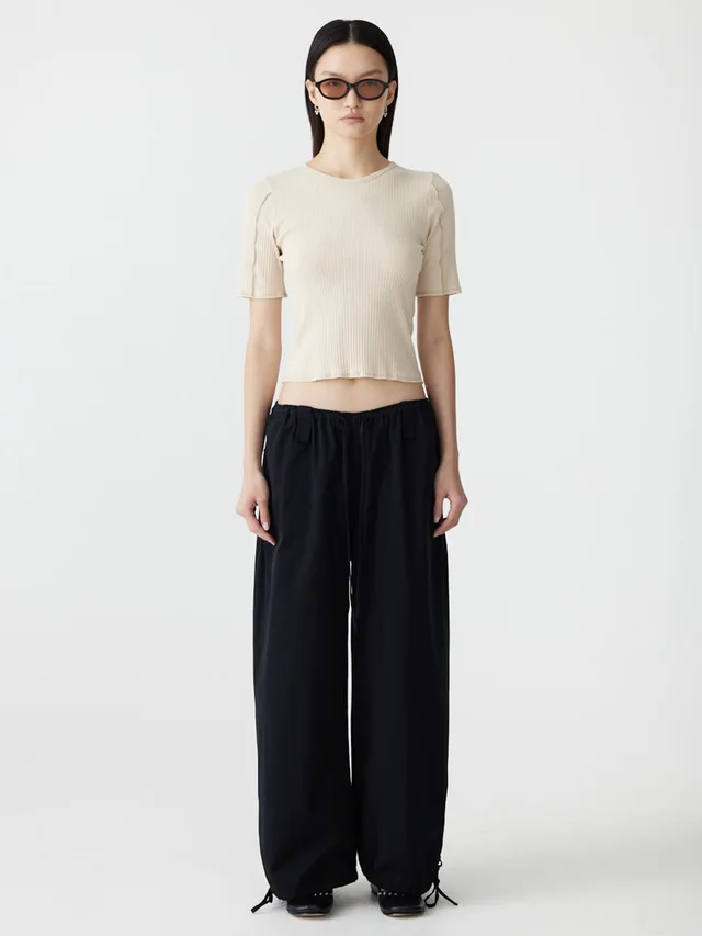 Bassike Drawstring Detail Pull On Pant from bassike, photo 1 of 1