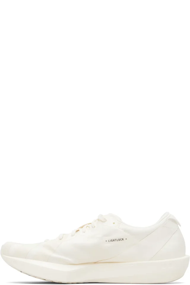 Y-3 White ADIOS 9 Sneakers, photo 3 of 5 from SSENSE