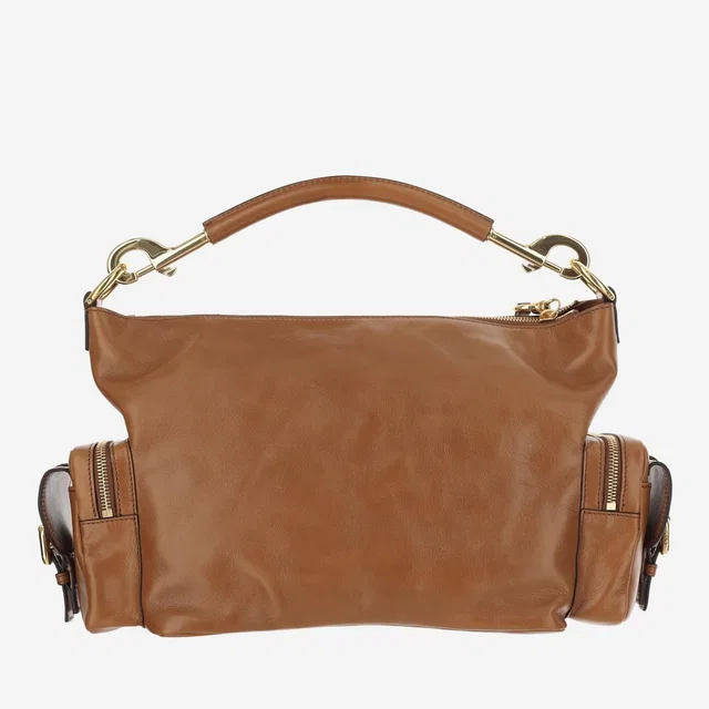 Chloé Buffalo Leather Camera Bag — Brown in Brown Leather from HEWI