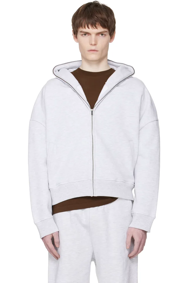 Gray Eternal Zip Hoodie