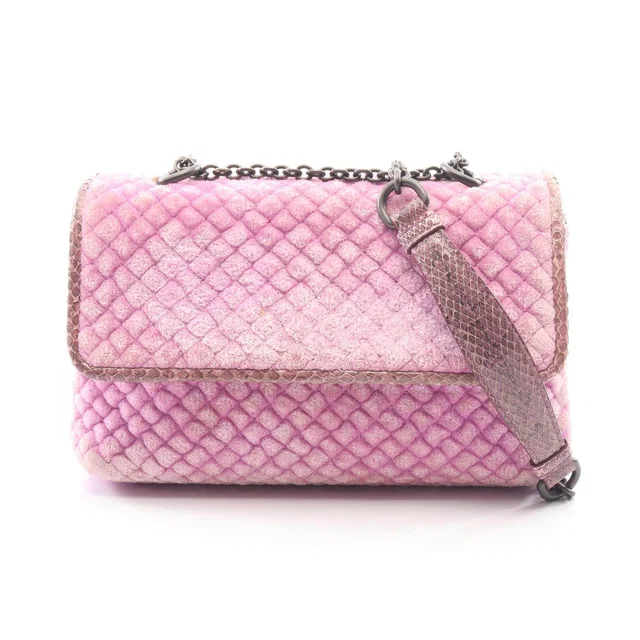 Bottega Veneta Fabric Leather Shoulder Bag in Leather from LuxUness