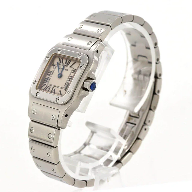 Cartier Santos Galbe SM Stainless Steel Quartz Watch from LuxUness, photo 2 of 2
